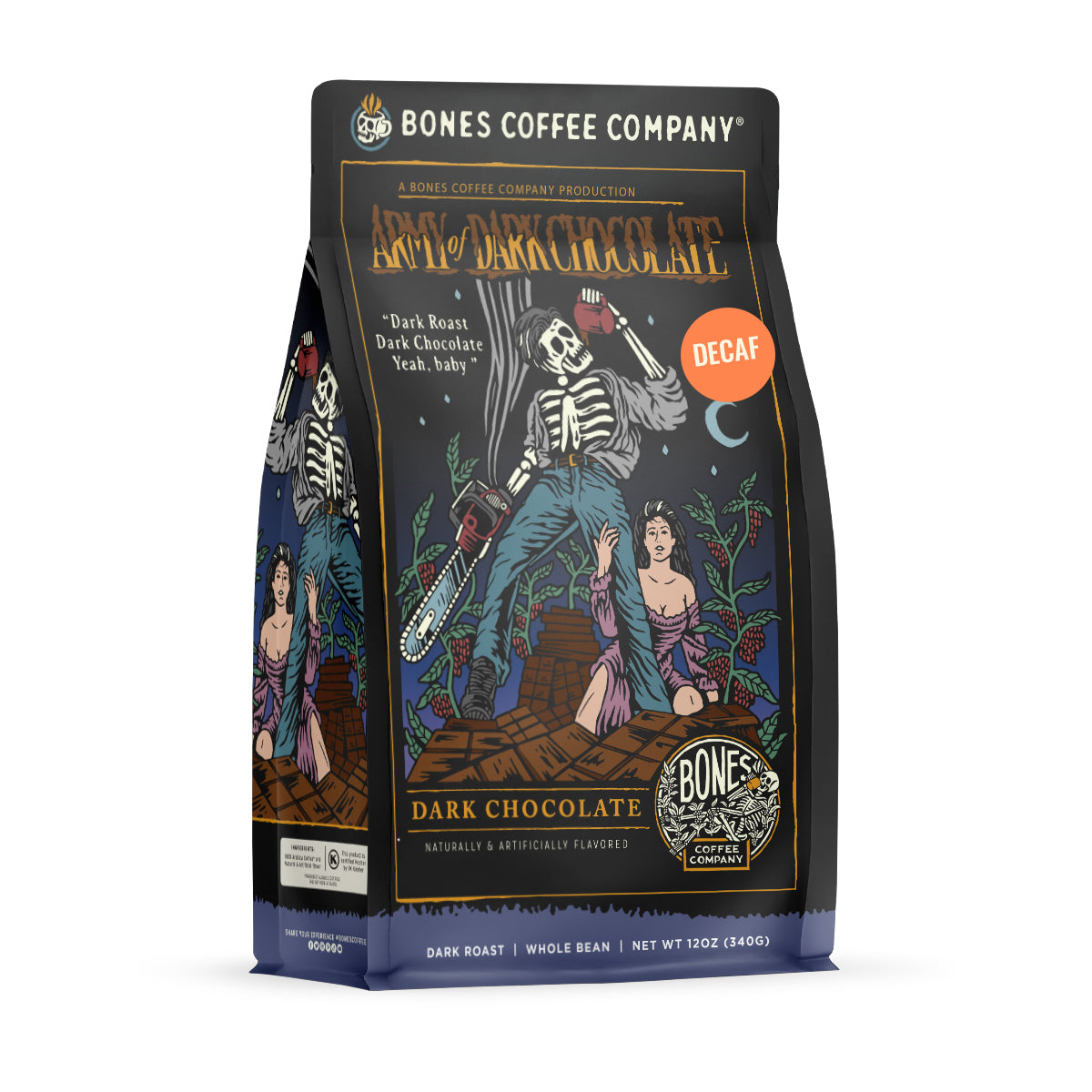 Bones Coffee Company’s Decaf Army of Dark Chocolate