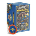 The front of the Bones Coffee Company Atomic Apple 12 Count Bones Cups box. Its flavor is apple pie. It has Lucy from Amazon and Zenimax’s Fallout show on its art.